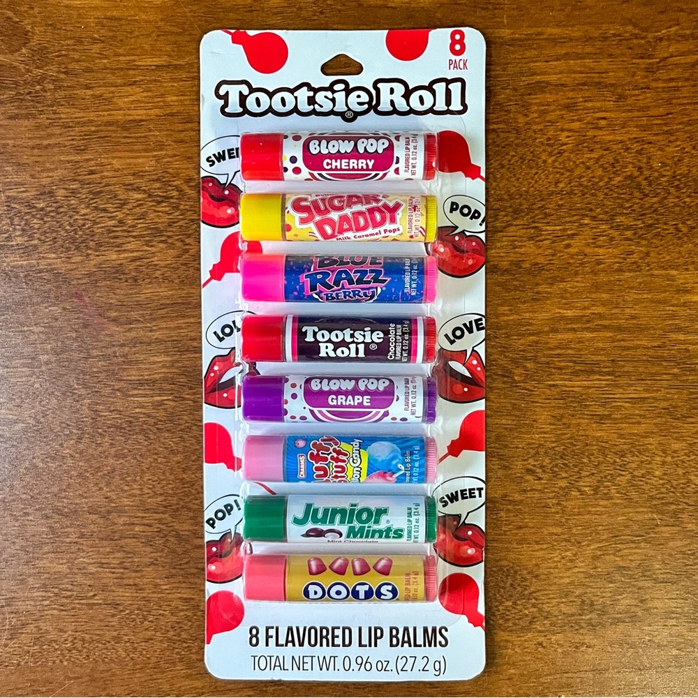 BNWT Novelty Candy Lip Balms 8-pack